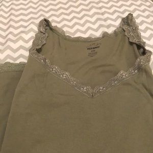 Old Navy Layering Lace Trimmed Tank Top